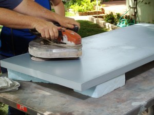 polish solid surface countertops