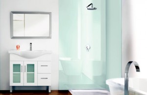 solid surface for shower walls