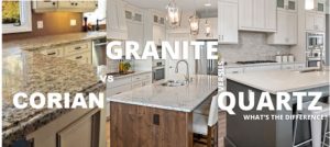 solid surface vs quartz vs granite